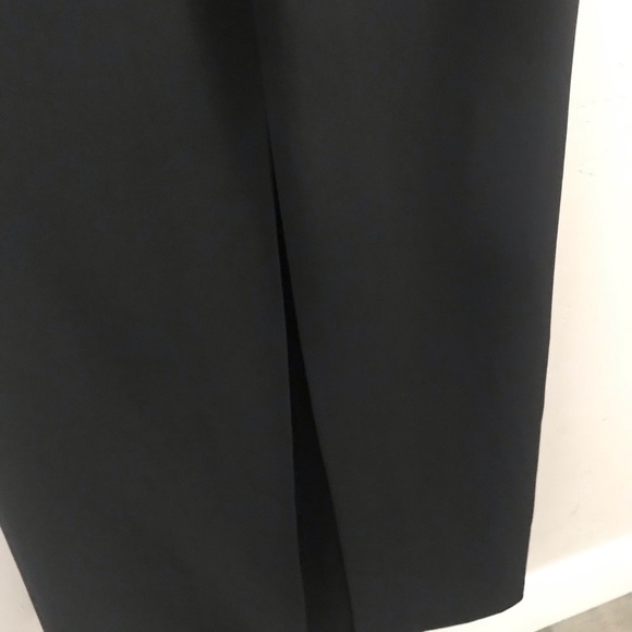 NWT Parker Black | Black Crepe Front Slit Maxi Dress | 4 - Picture 14 of 15